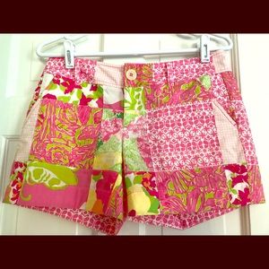 Lilly Pulitzer Pink Printed Shorts